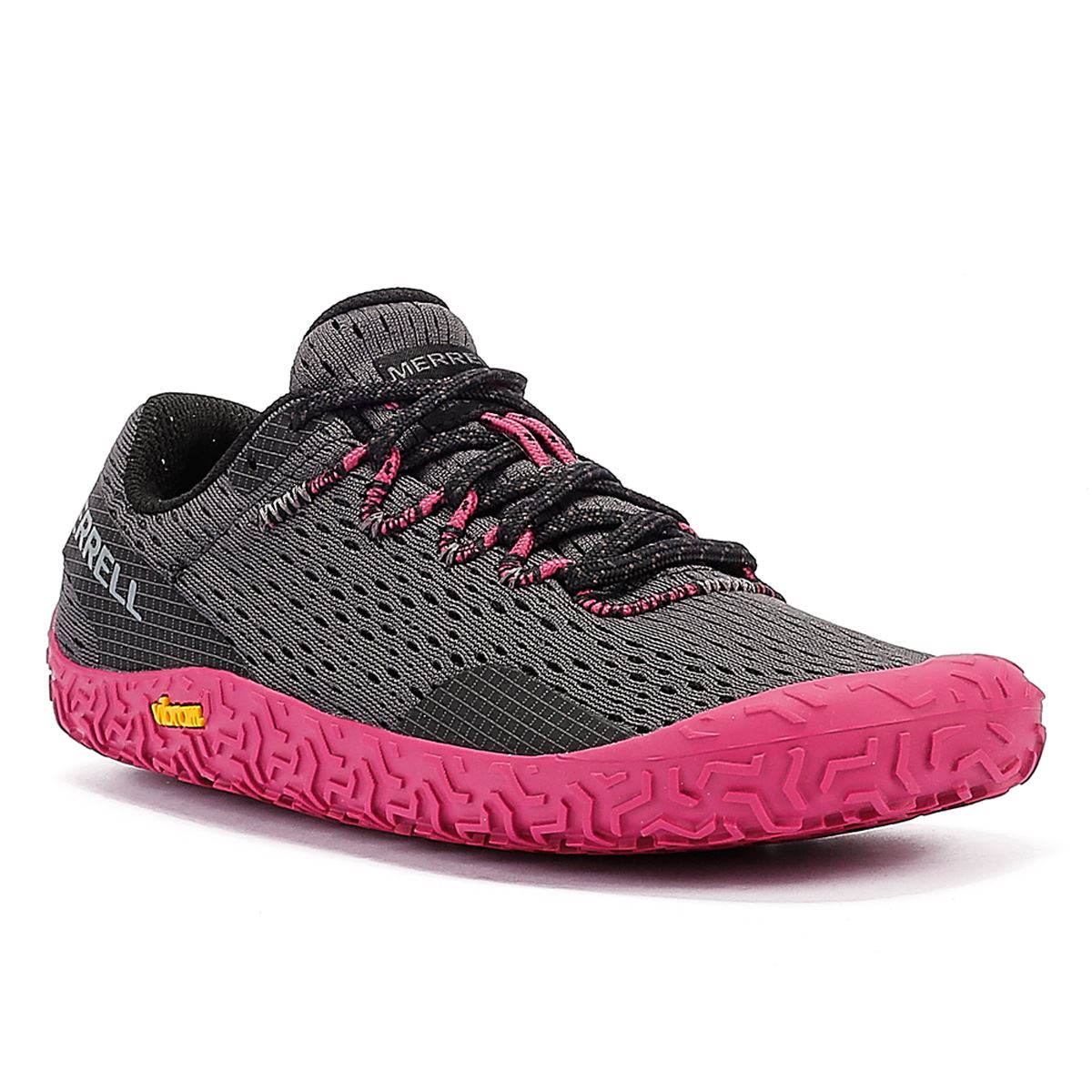 Merrell Vapor Glove 6 Damen-Sneaker In Granit/Fuchsia