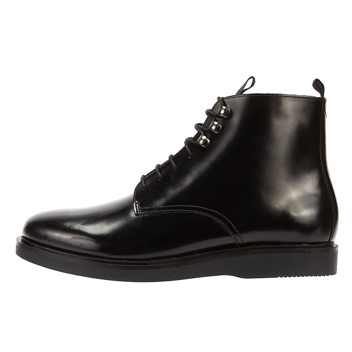 H By Hudson Battle Hi Shine Herrenstiefel Schwarz