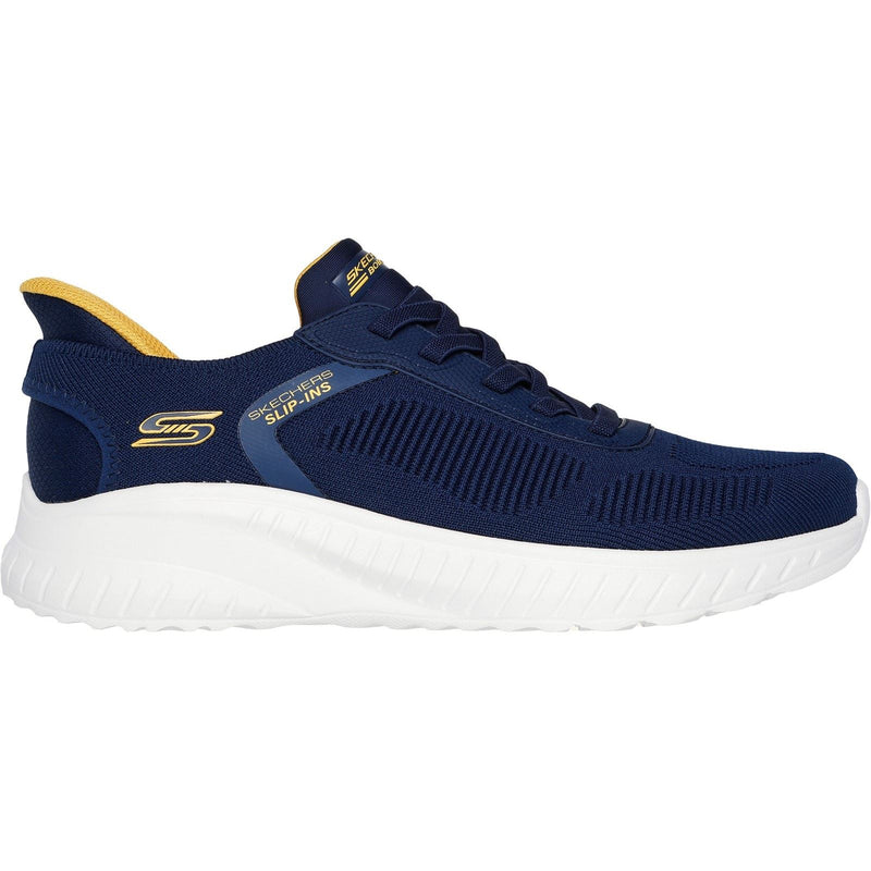 Skechers BOBS Sport Squad Chaos Solid Step Textile Herren Navy Sneakers