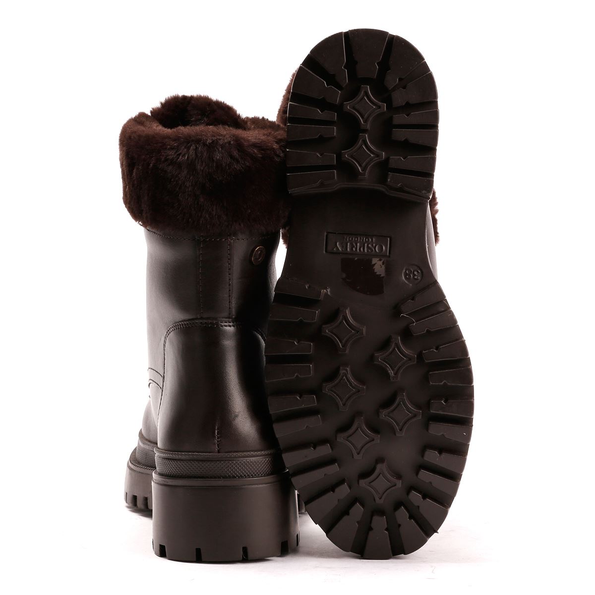 Osprey London The Budapest Leder Damen Braune Stiefel