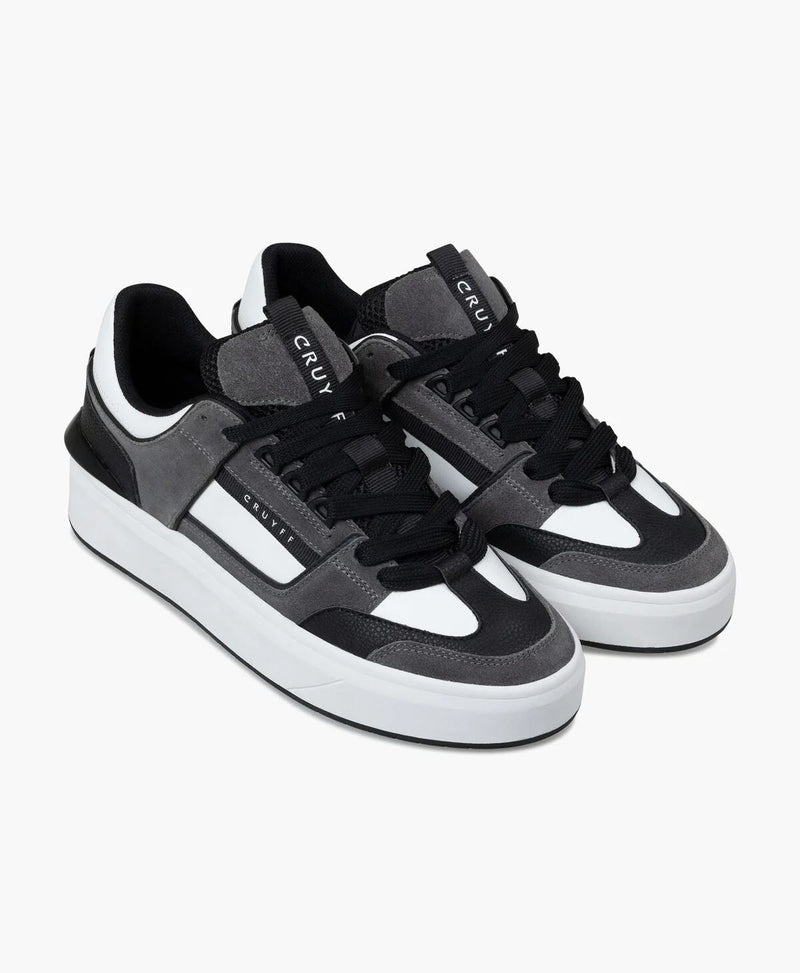 Cruyff Kickturn Leder Herren Graue Sneaker