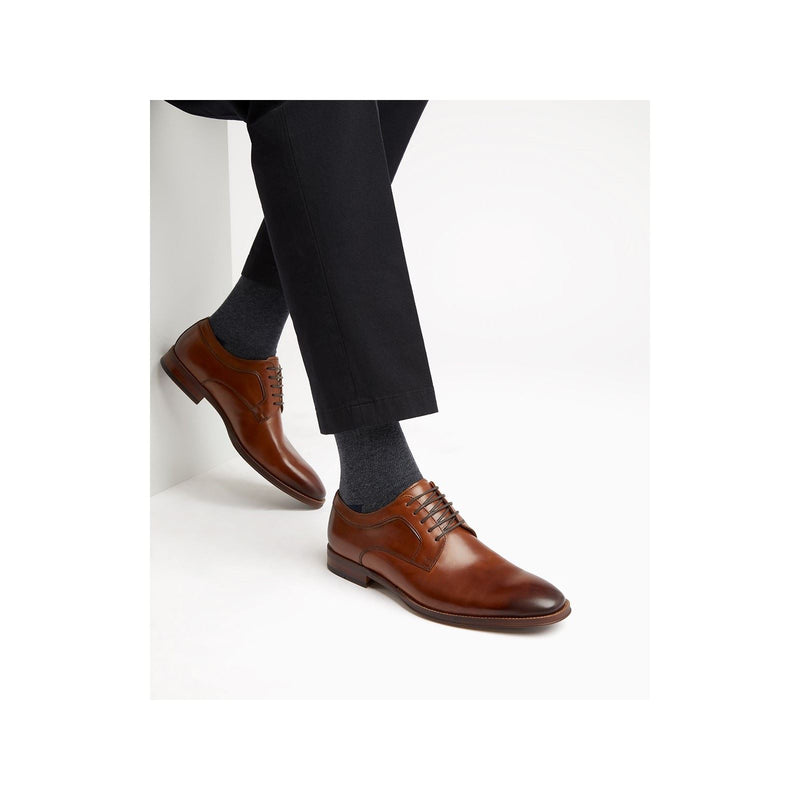 Dune Sparrows Leder Herren Braun Oxford Schuhe