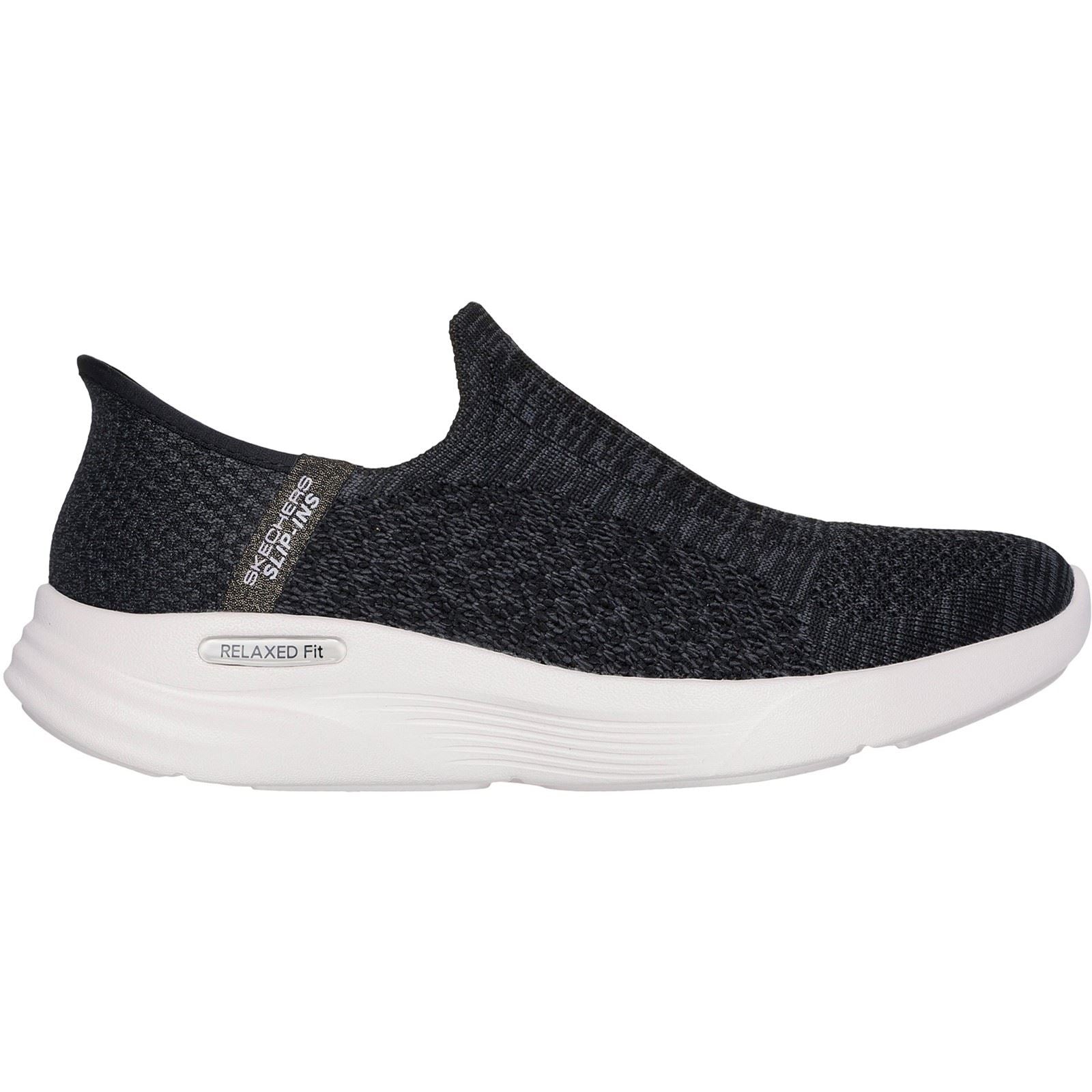 Skechers Relaxed Fit Sport Synthetik Damen Sneaker In Schwarz