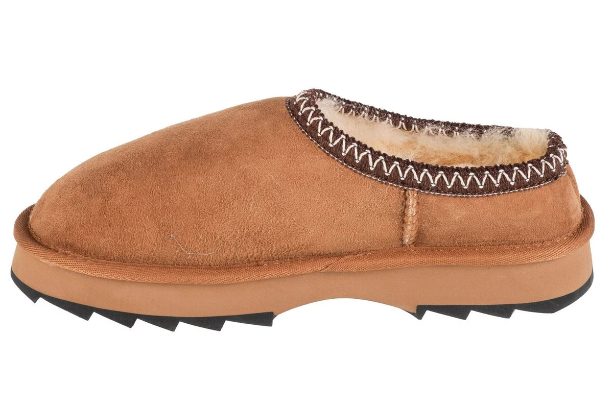 Emu Australia Sharky Scuff Wildleder Damen Braune Hausschuhe