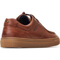 Base London Dalston Leder Herren Braune Mokassin Schuhe