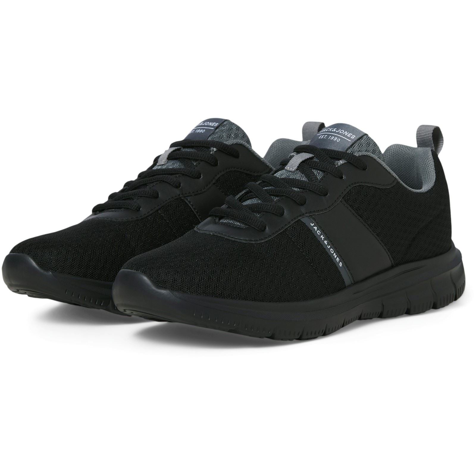 Jack & Jones Taylor Mesh Polyurethan Herren Schwarze Sneakers