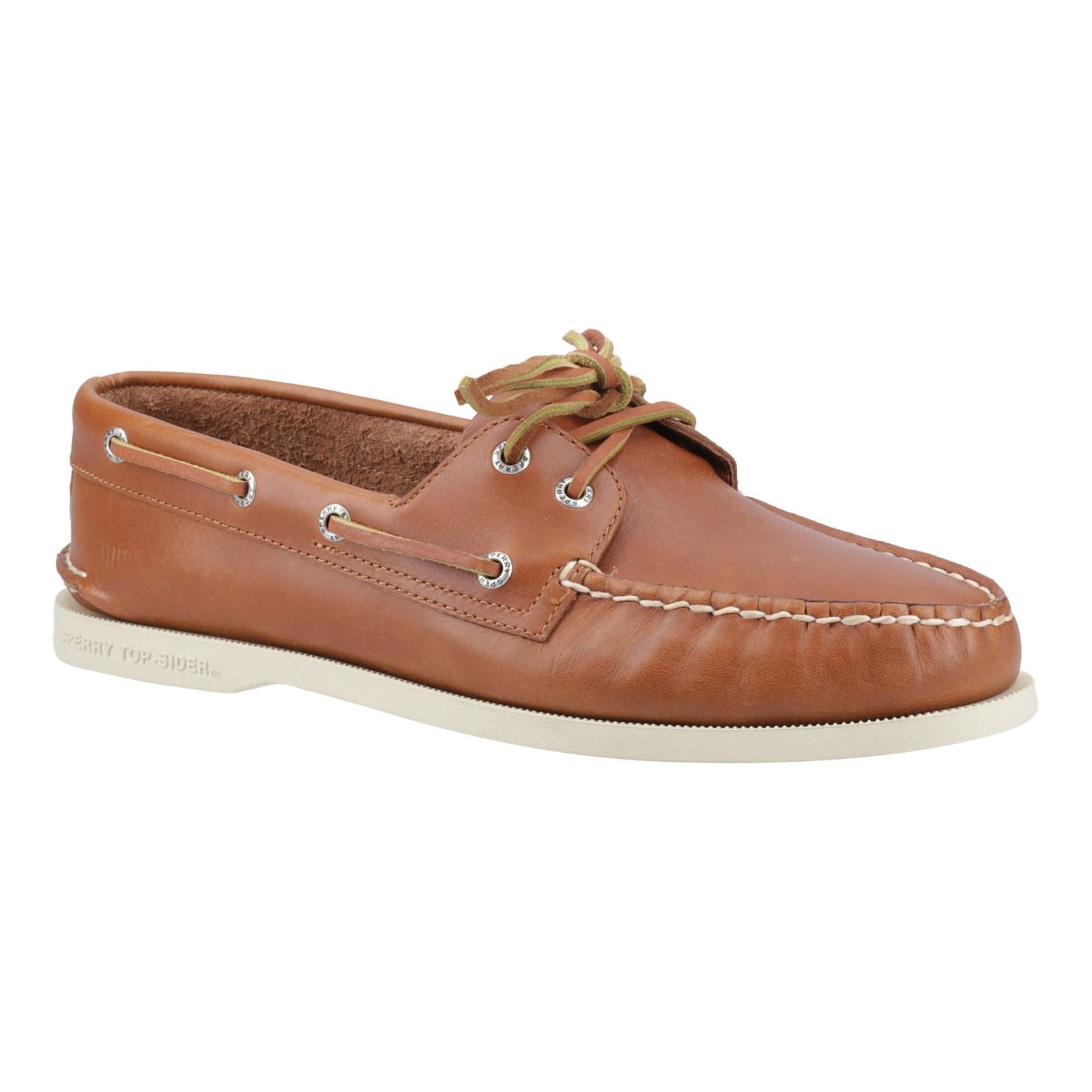 Sperry Authentic 2 Eye Herren Bootsschuhe Aus Leder In Beige
