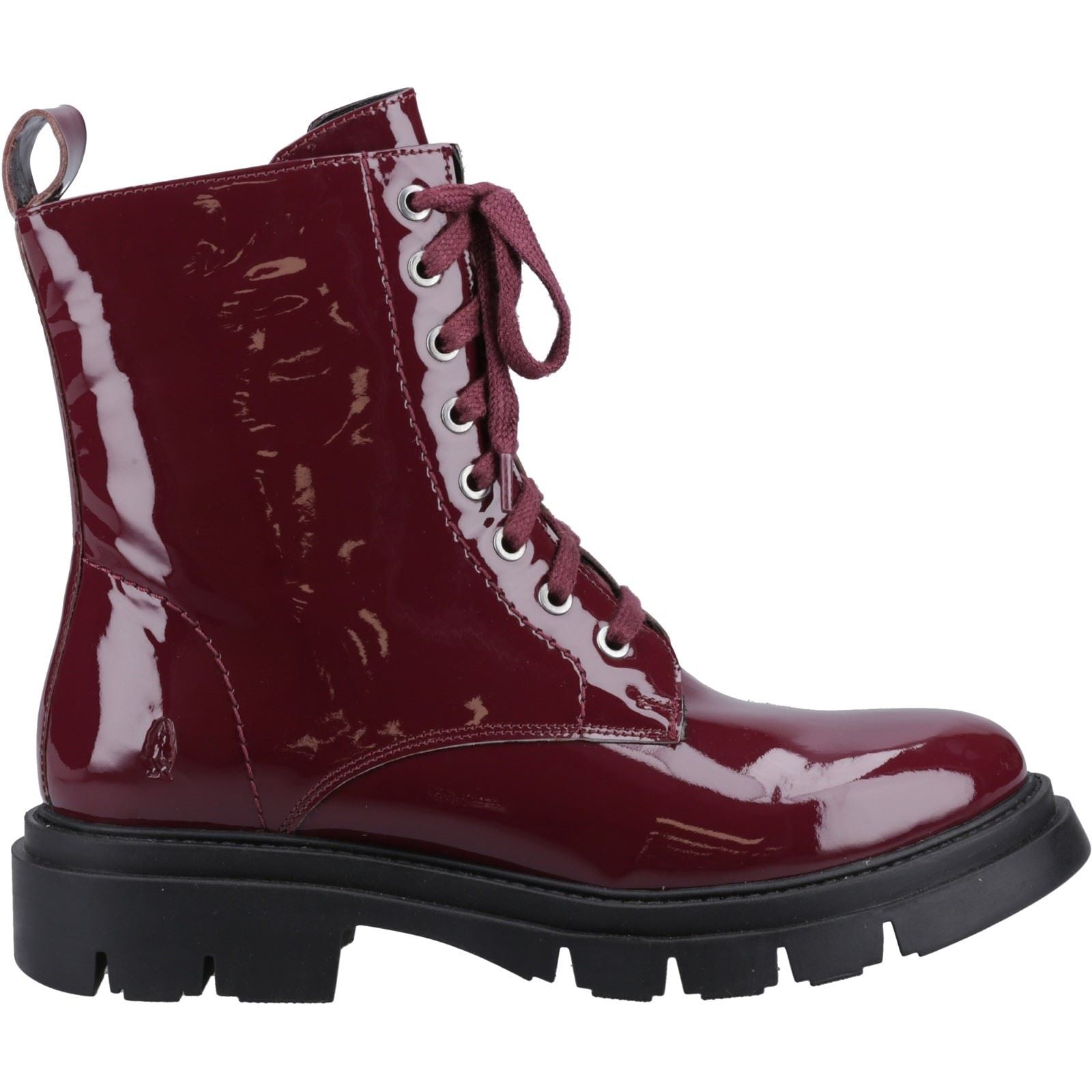 Hush Puppies Rhea Leder Damen Bordeaux Stiefel
