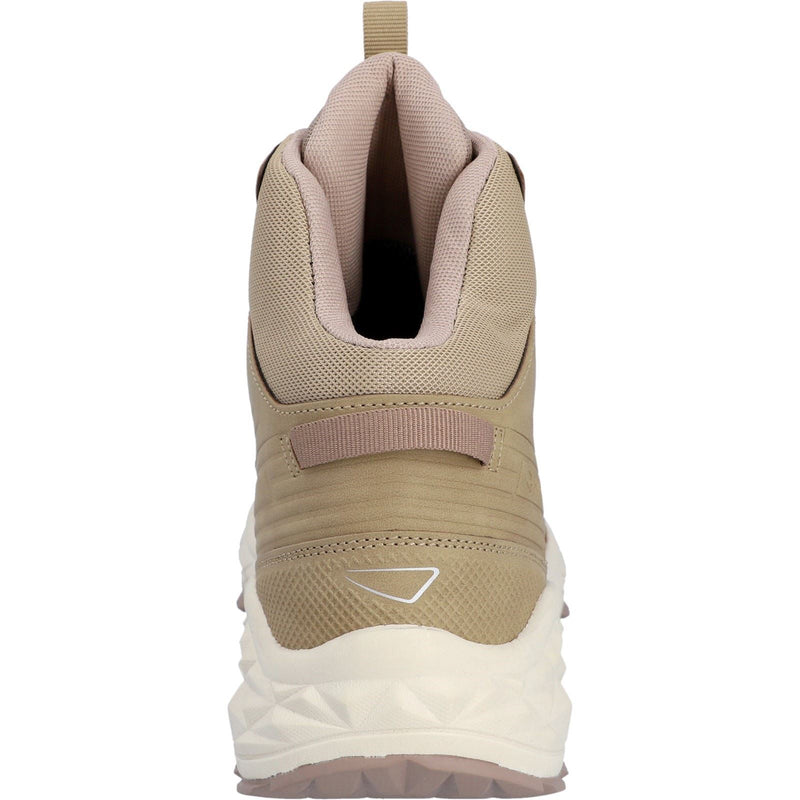 Hi-Tec Fuse Trek Mid Polyester Damen Wanderschuhe In Taupe/Weißkappe Grau/Warm Taupe