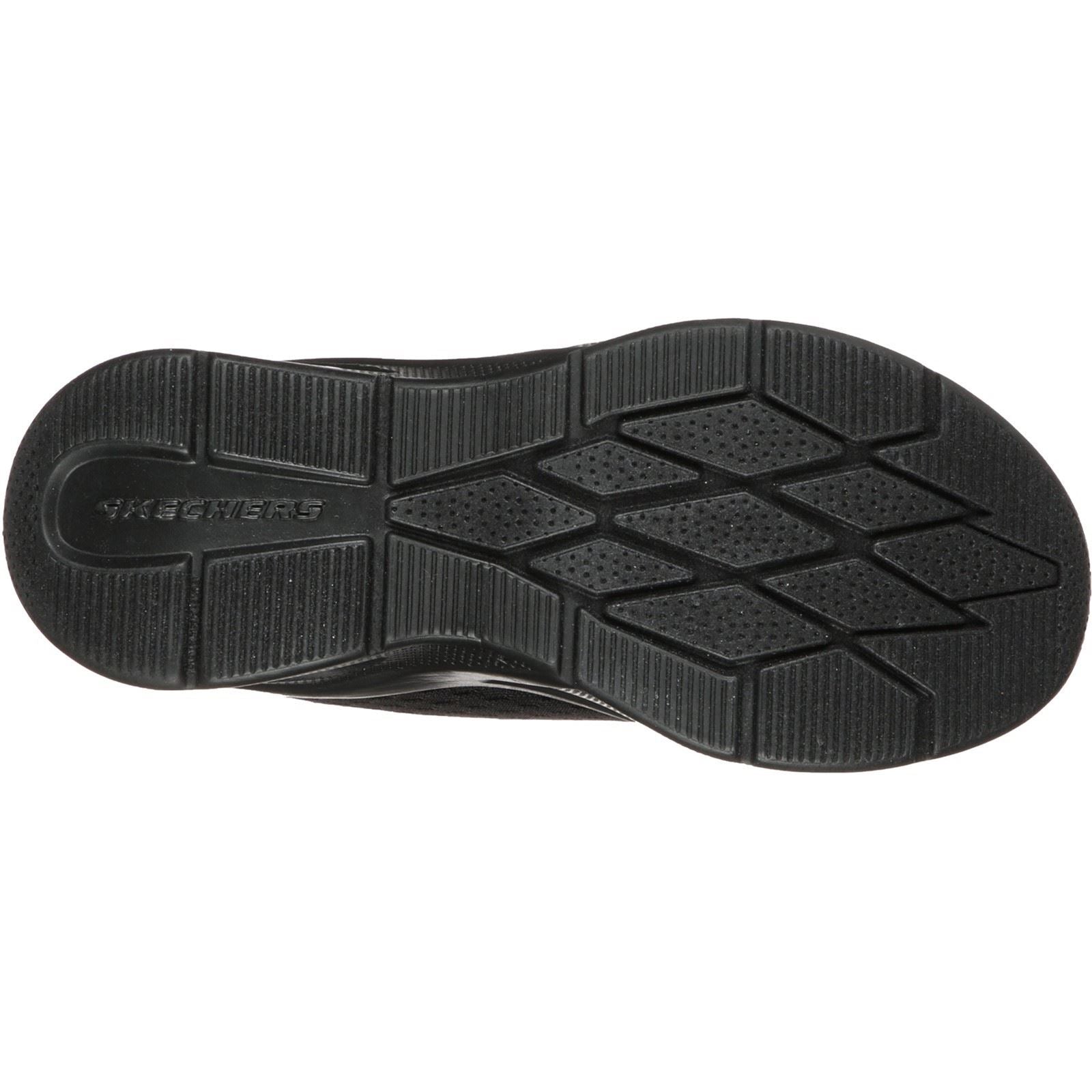 Skechers Microspec Max Jungen Sneaker Aus Schwarzem Polyestertextil & Besatz