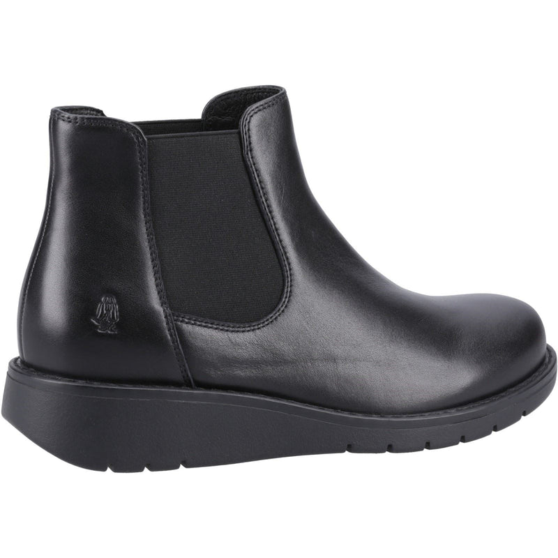 Hush Puppies Leonie Leder Damen Schwarze Stiefel