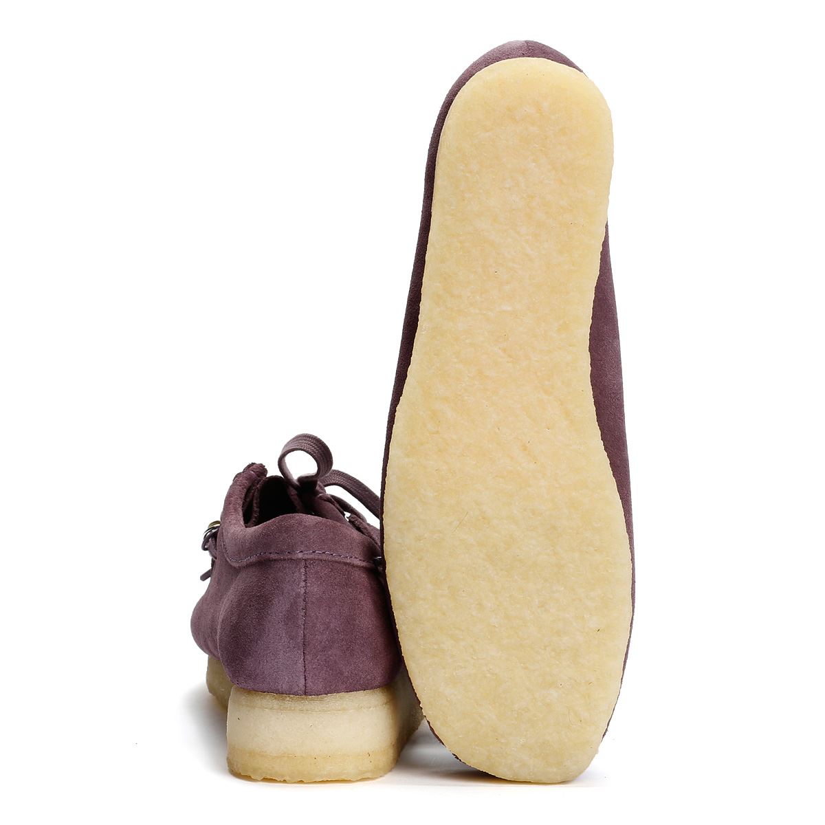 Clarks Originals Wallabee Suede Damen Lila Schuhe