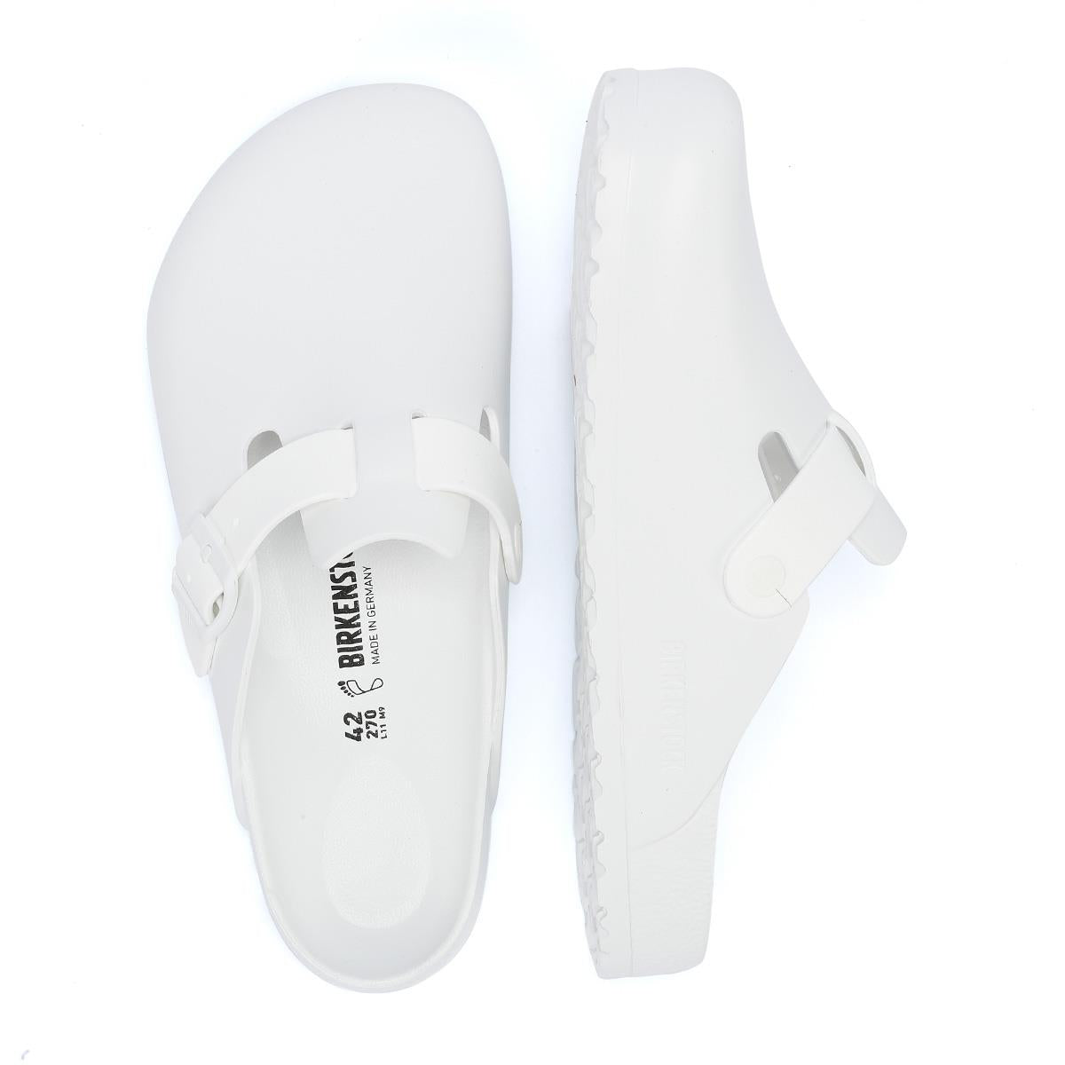 Birkenstock Boston Herren Weiße Clogs