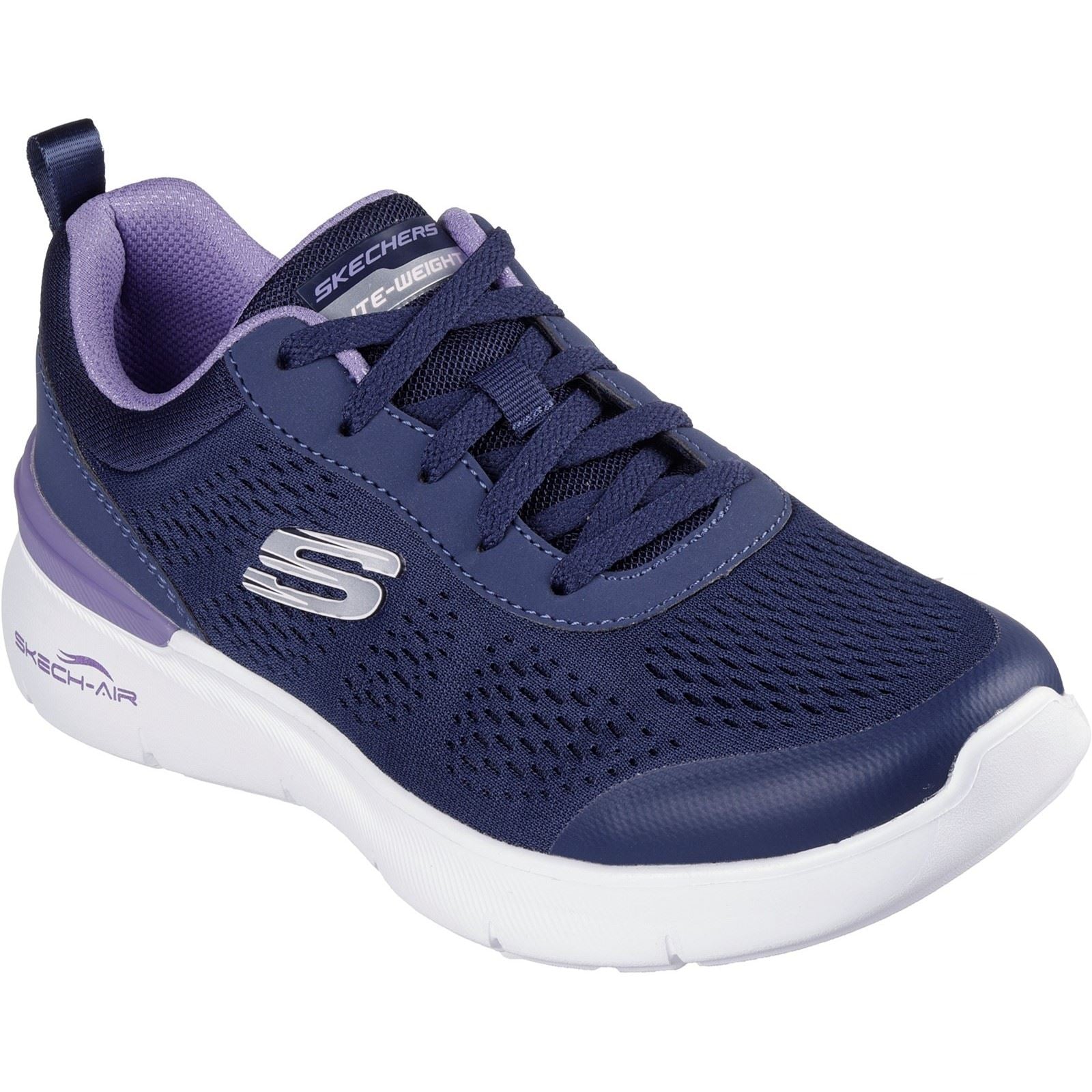 Skechers Skech-Air Dynamight 2.0 New Heights Damen Sneaker In Marineblau/Lavendel