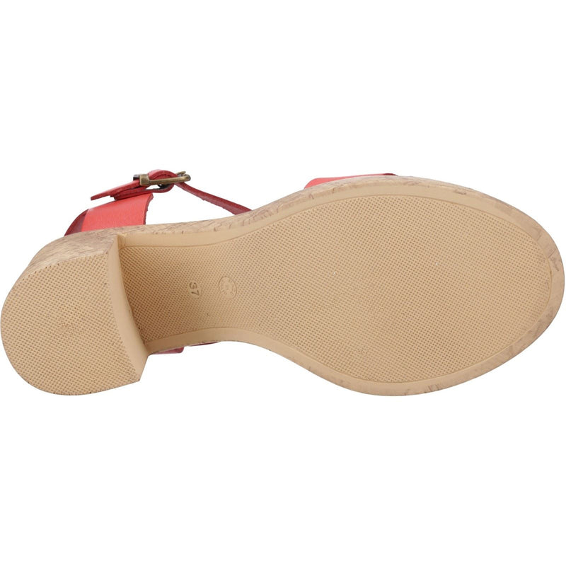 Hush Puppies Georgia Cork Damen Coral Sandalen Aus Leder