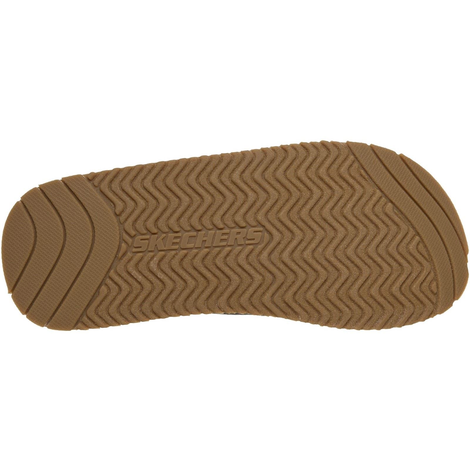 Skechers Quill Textile Herren Navy Flip-Flops