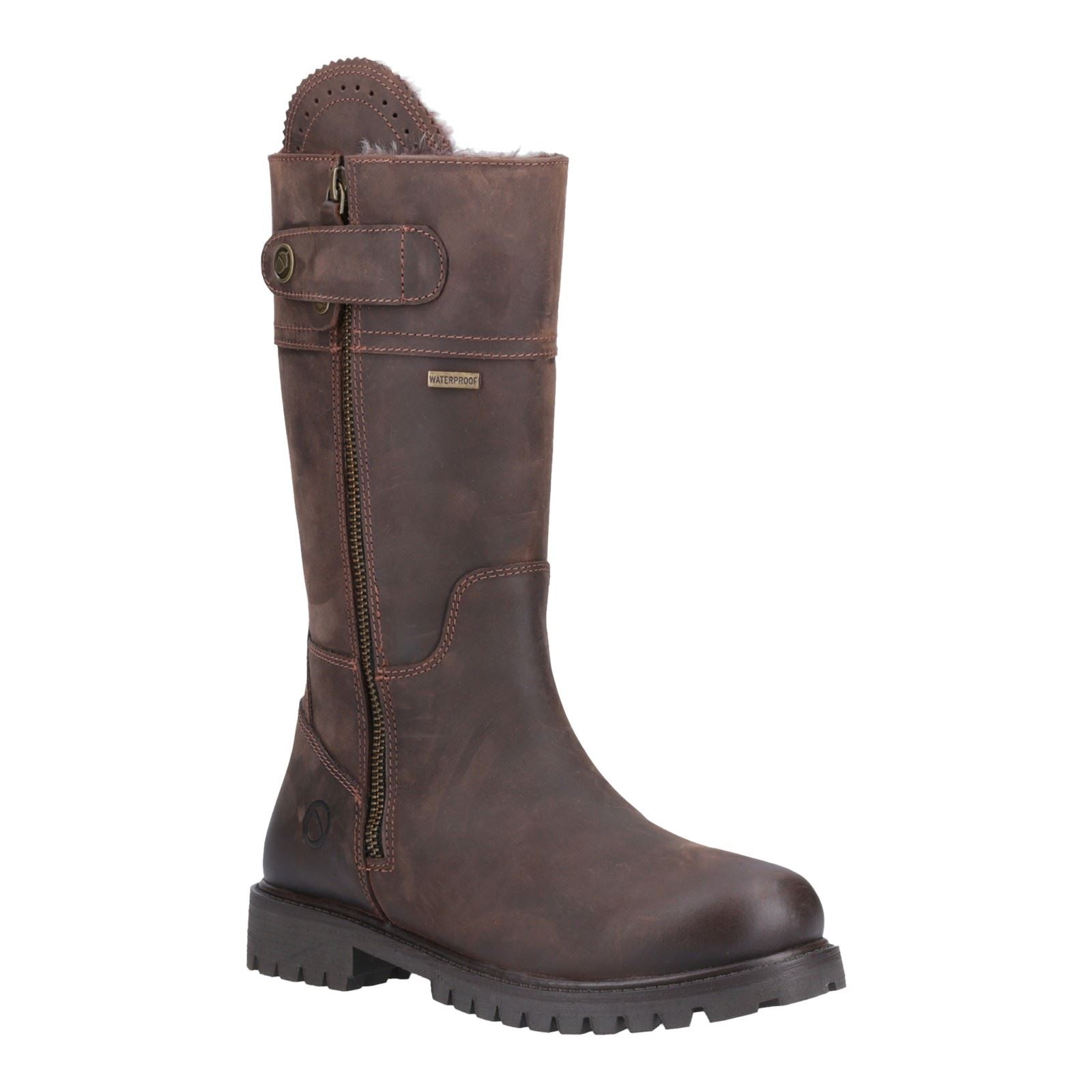 Cotswold Bushcombe Damenstiefel aus braunem Leder