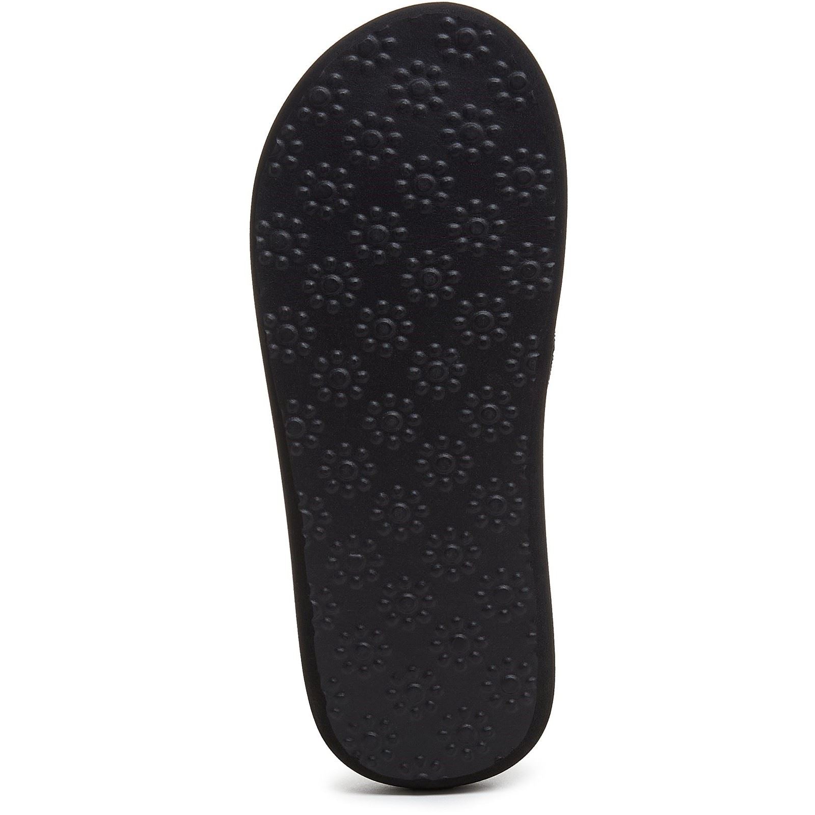 Rocket Dog Sunset Puff Atlanta Stoff Damen Schwarze Flip-Flops