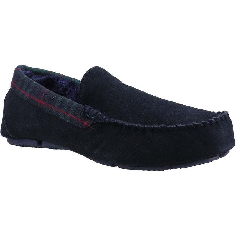 Hush Puppies Andreas Wildleder-Herren-Hausschuhe In Marineblau
