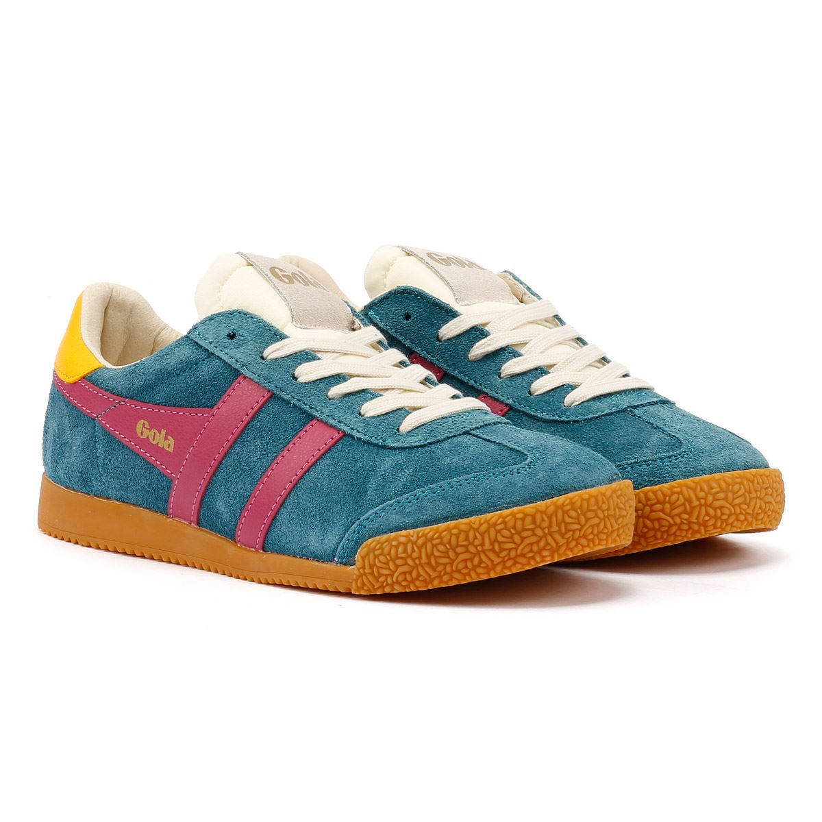 Gola Elan Wildleder Damensneaker In Blau