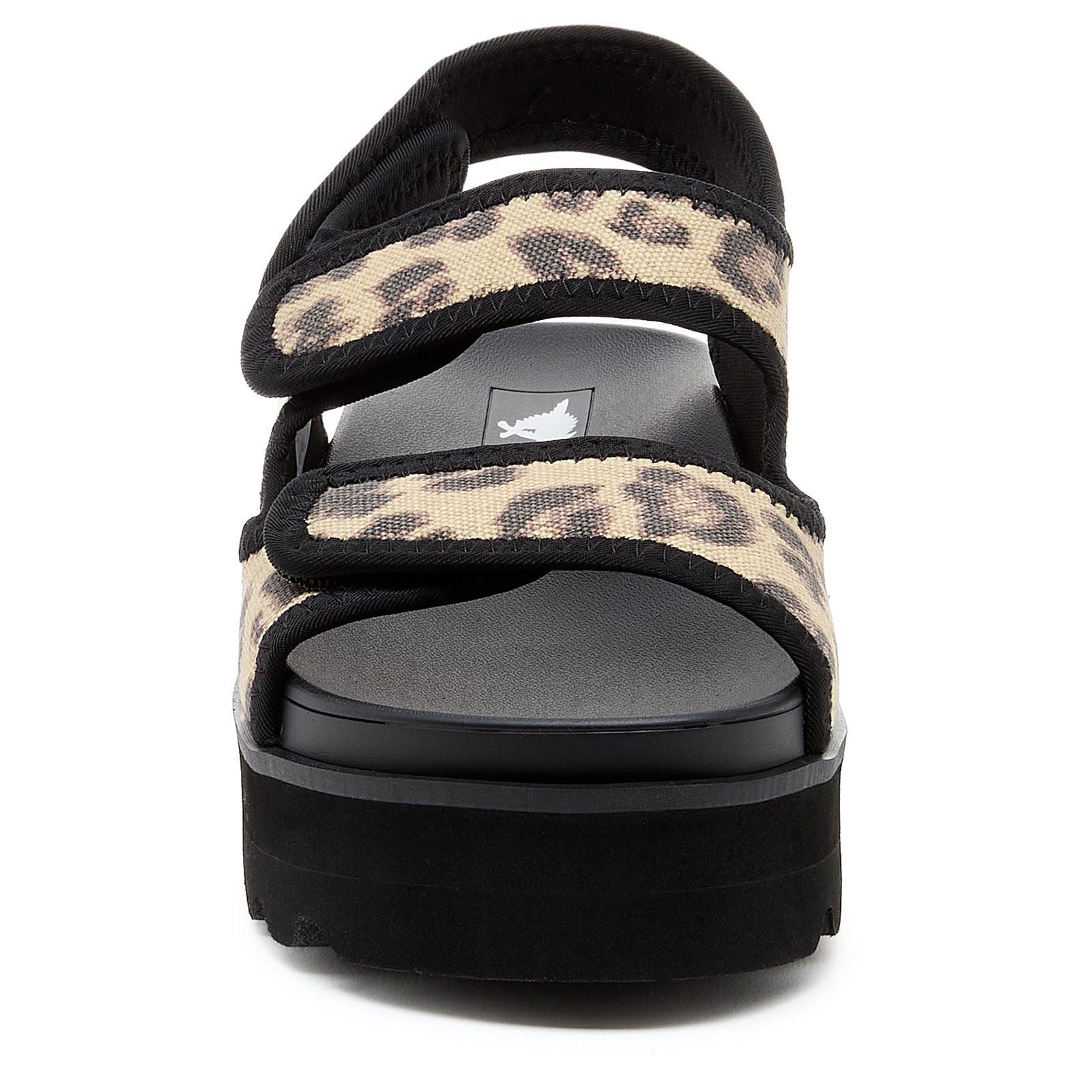Rocket Dog Balmy Dexter Damen Textil Sandalen In Beige/Schwarz