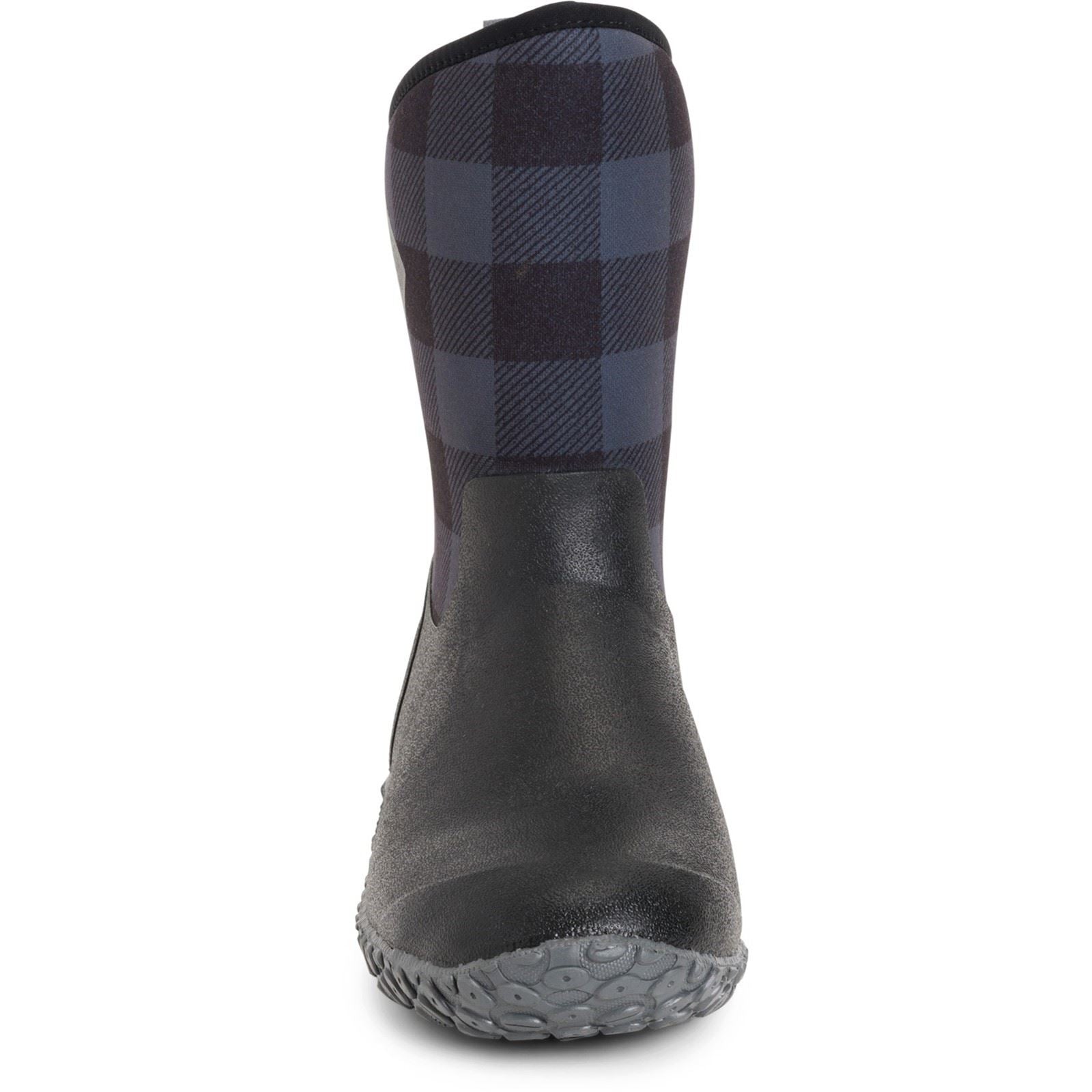 Muck Boots Muckster II Mid Gummistiefel Mit Schwarz/Grauem Karomuster