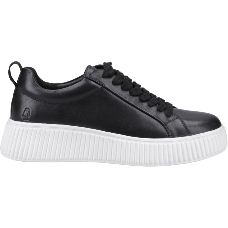 Hush Puppies Harlow Damen Sneaker Aus Schwarzem Leder