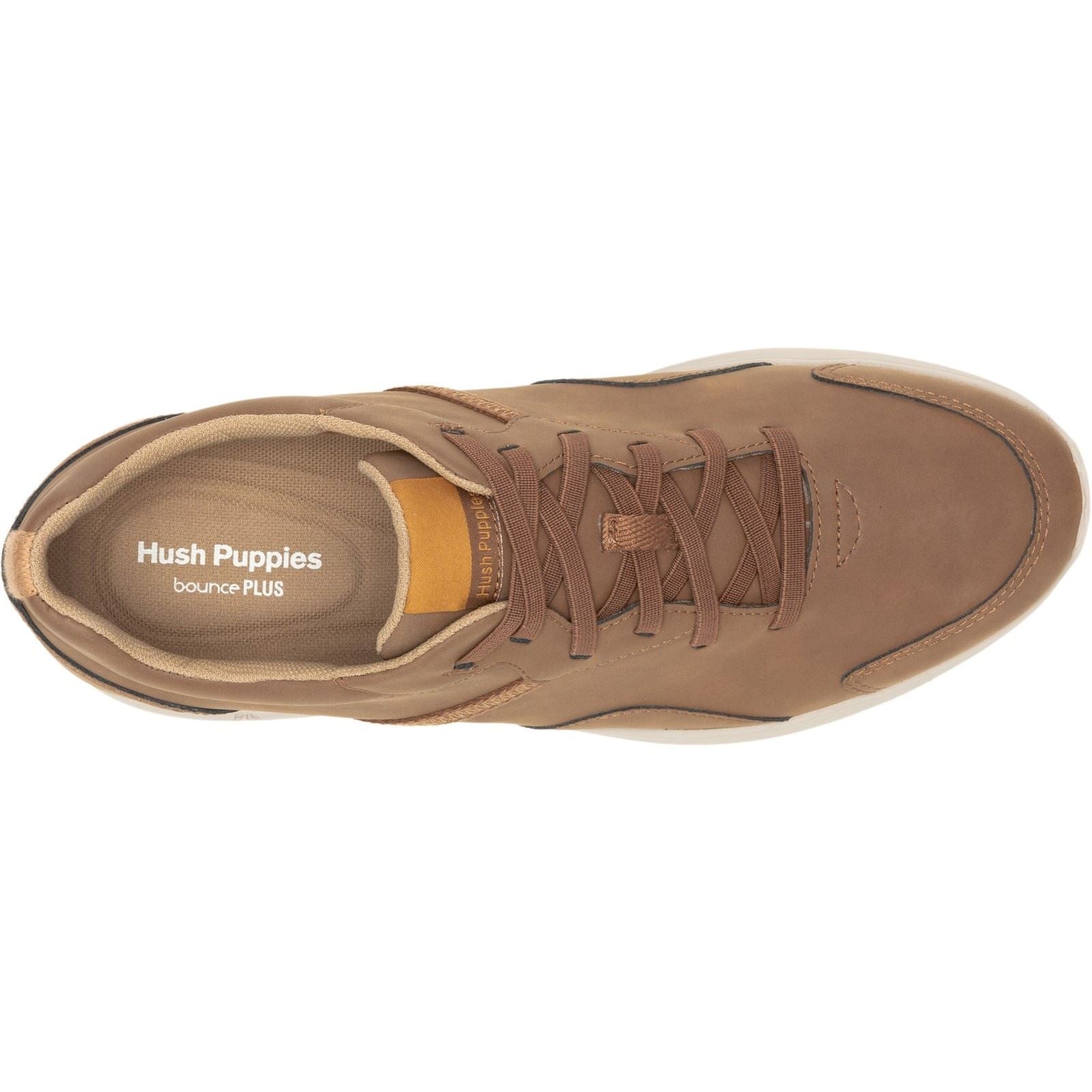 Hush Puppies The Good Leder Herren Cognac Sneakers