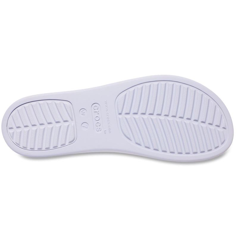 Crocs Brooklyn Buckle Low Wedge Damen Sandalen Lila Mond