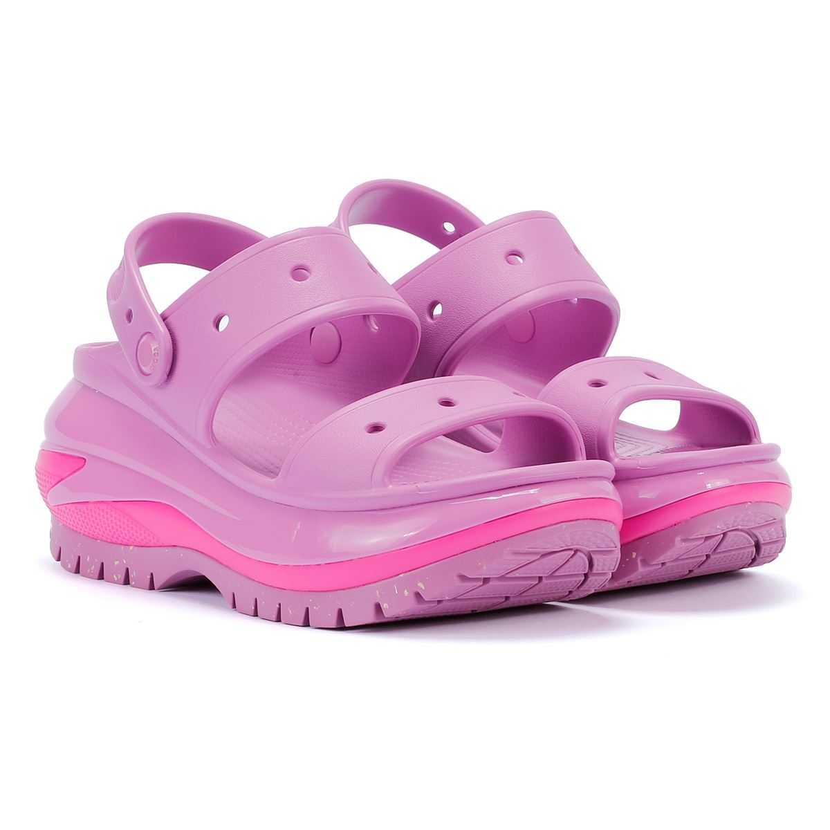 Crocs Mega Crush Blasenrosa Sandalen