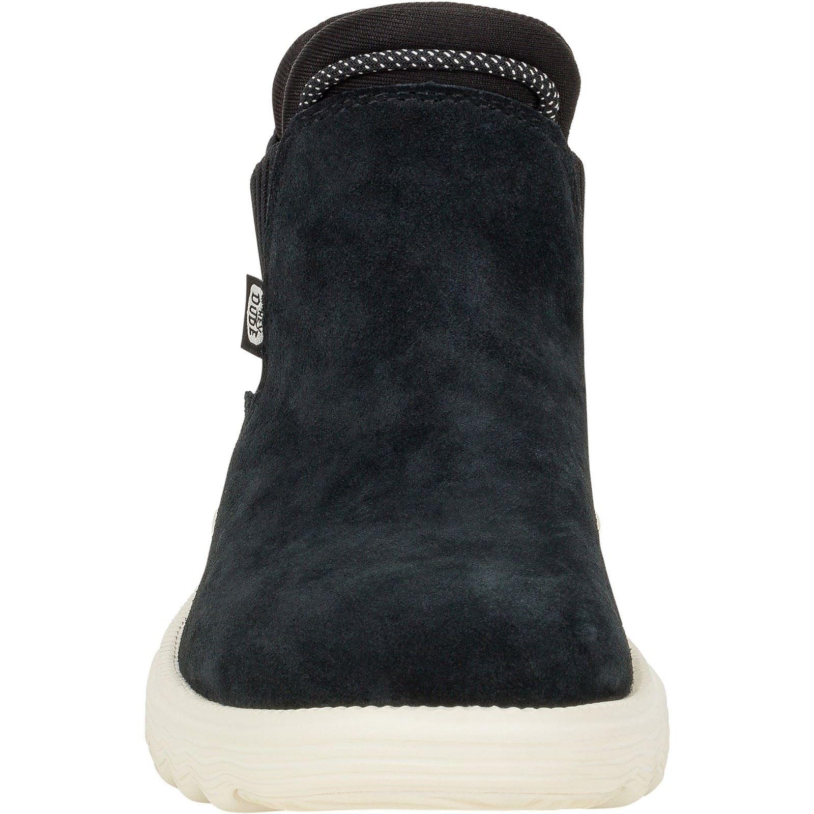 HEYDUDE Branson Novelty Leder Damen Schwarz/Schlange Stiefel