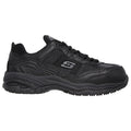 Skechers Workwear Soft Stride - Grinnell Wildleder Herren Schwarz Sicherheits-Sneaker
