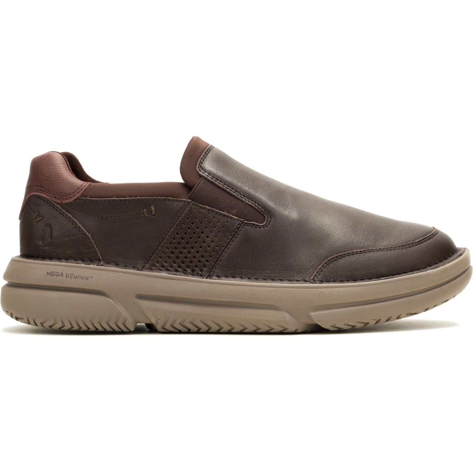 Hush Puppies Baylor Herren Slipper aus braunem Leder