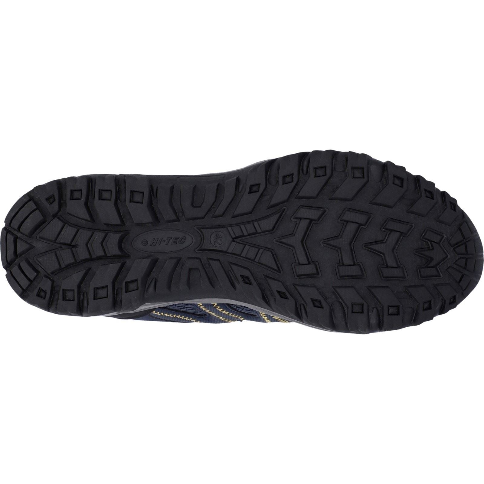 Hi-Tec Jaguar Herren Wanderschuhe Aus Polyester In Marineblau/Gelb