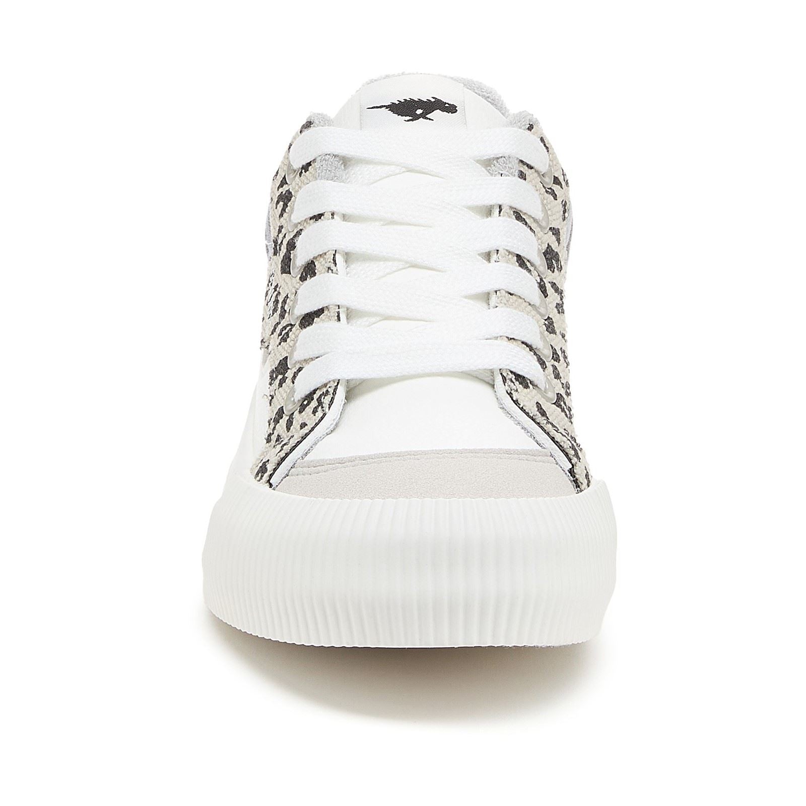 Rocket Dog Cheery Blocked Animal Textil Damen Grau/Weiß Sneaker