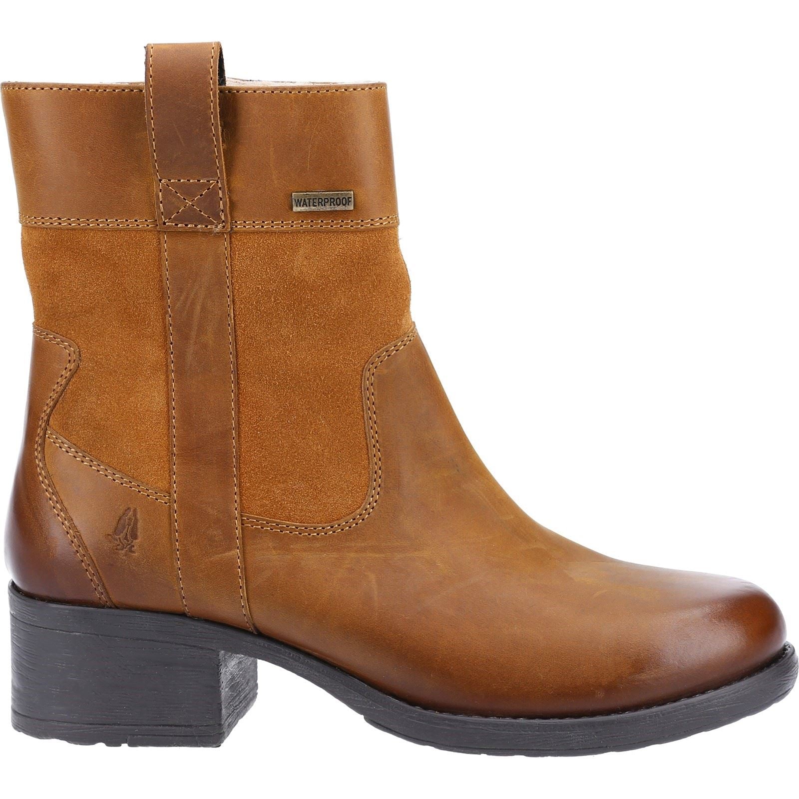 Hush Puppies Saskia Wildleder Damen Stiefeletten In Tan