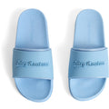 Juicy Couture Embossed Pvc Damen Dämmerungsblaue Slipper