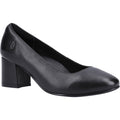Hush Puppies Anna Wide Leder Frauen Schwarze Absätze