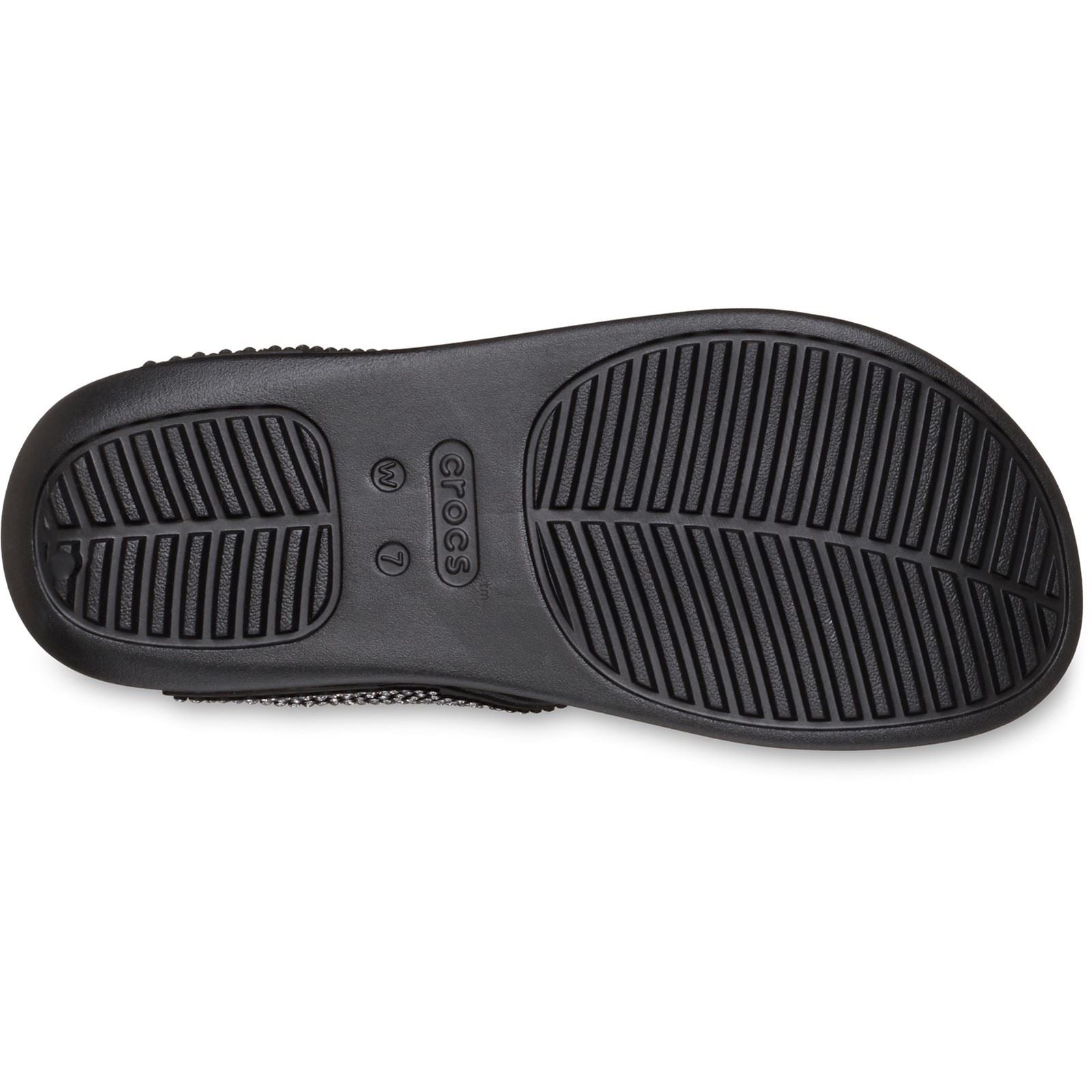 Crocs Getaway Triangle Eva Damen Schwarze Sandalen