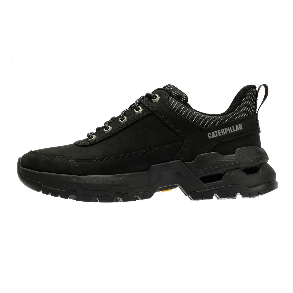 Caterpillar Surge Hiker Lo Waxy Nubuk Herren Schwarze Schnürschuhe