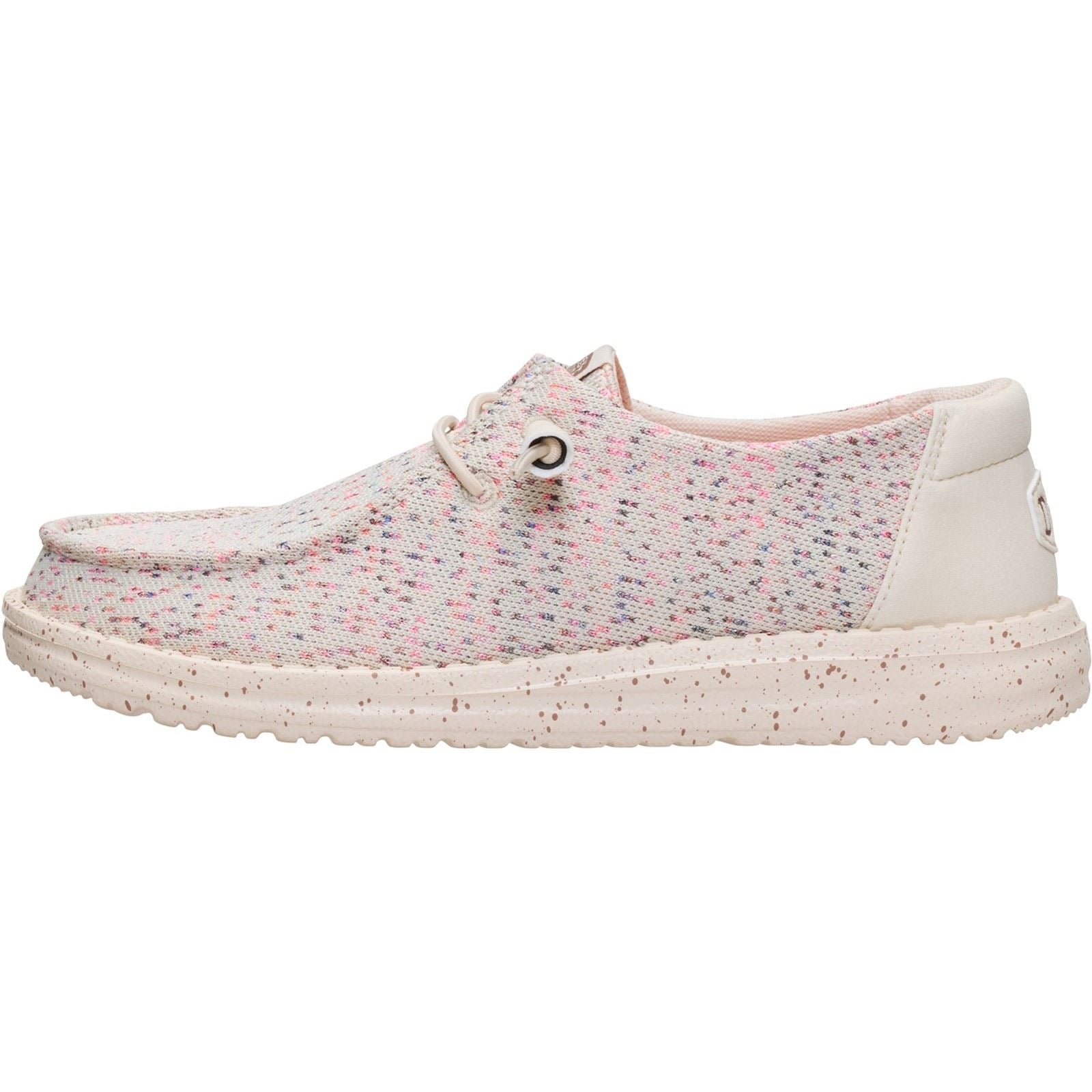 HEYDUDE Wendy Stretch Polyester Damen Taupe/Multi Freizeitschuhe