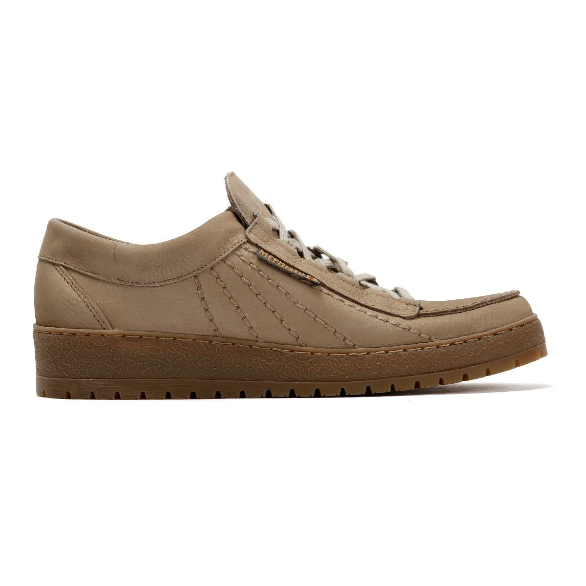 Mephisto Rainbow Sportbuck 1932/35 Leder Herren Beigefarbene Schnürschuhe