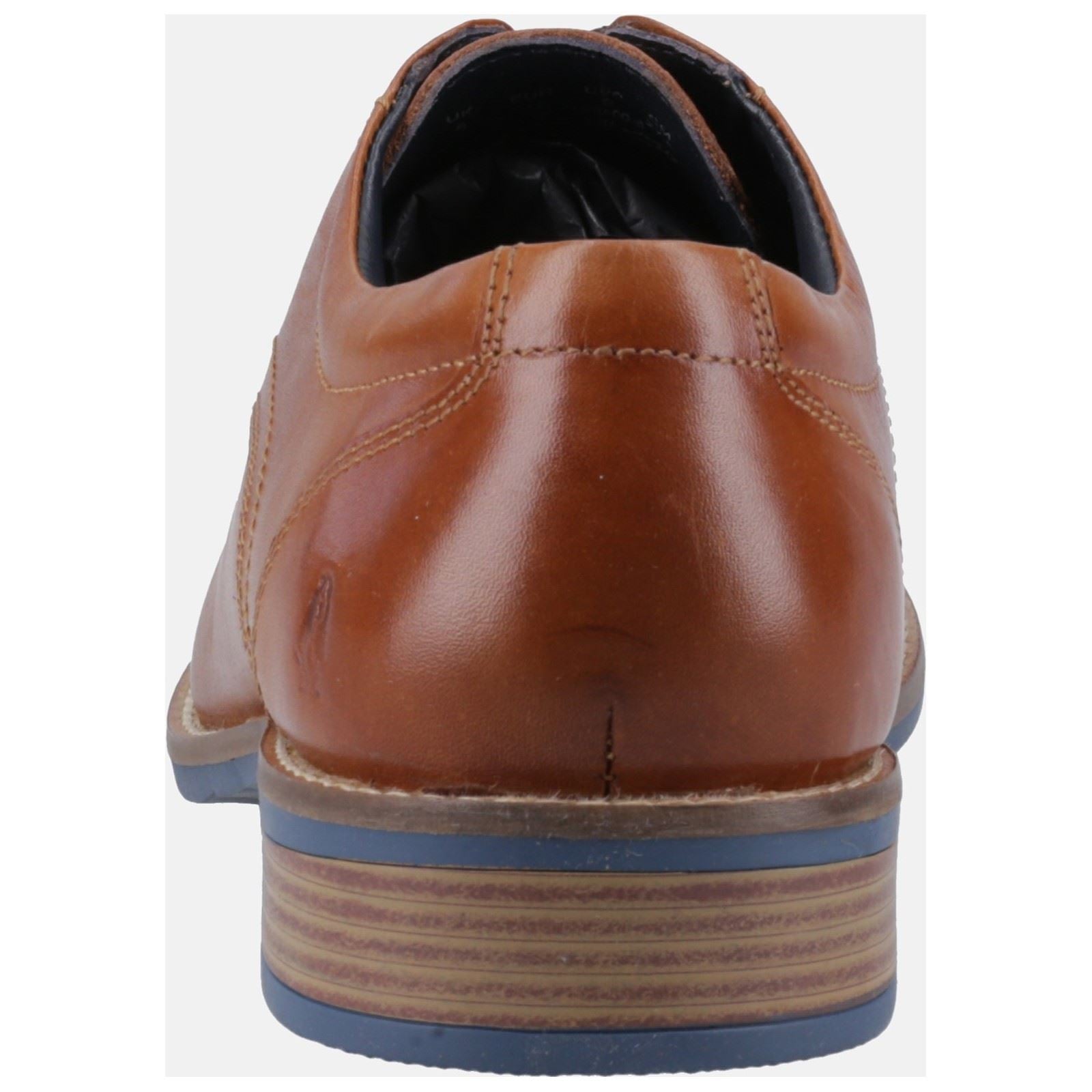 Hush Puppies Damien Lace Up Herren Lederschuhe In Tan Zum Schnüren