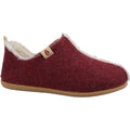Hush Puppies Good Damen Bordeauxfarbene Hausschuhe