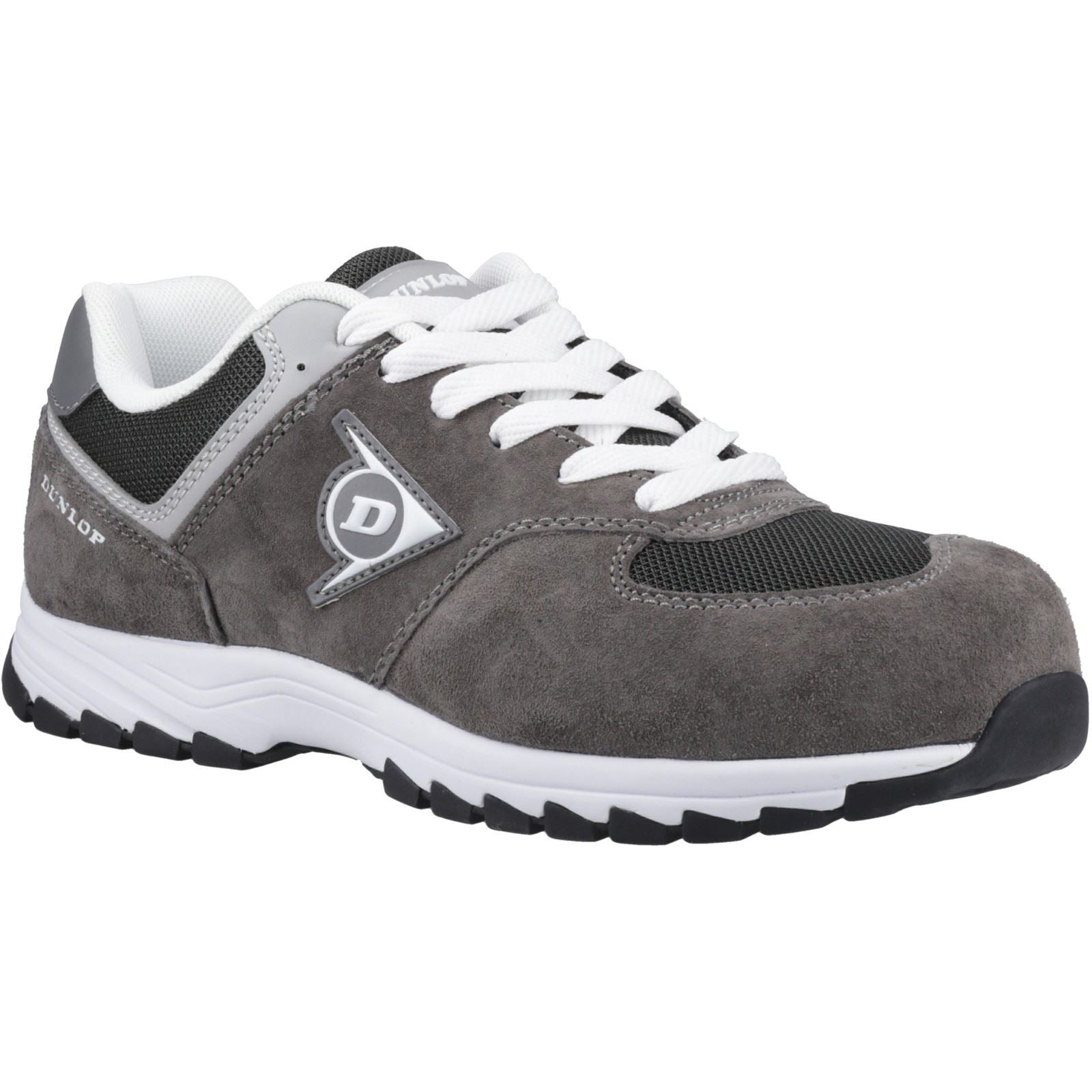 Dunlop Arrow Wildleder Herren Sicherheitssneaker In Anthrazit/Grau