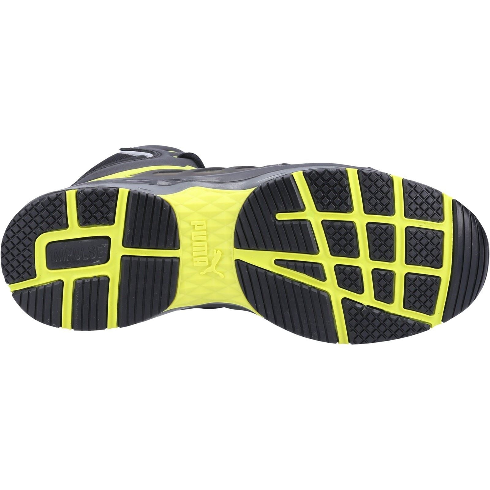 Puma Safety Velocity Zwei Punkt Null Mid S3 Leder Gelbe Sicherheitsschuhe