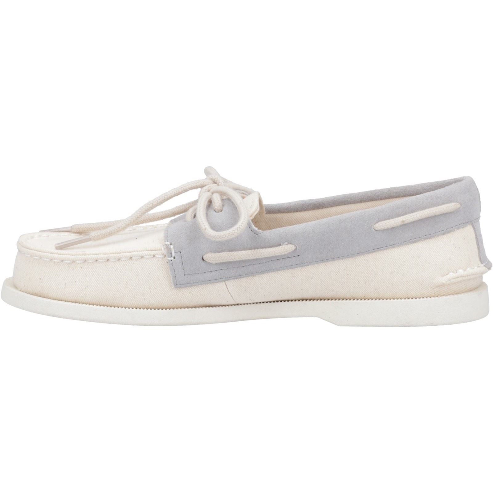 Sperry Authentic Original 2-Eye Seacycled Herren-Schnürschuhe Aus Baumwolle In Beige