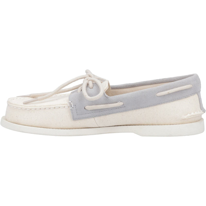 Sperry Authentic Original 2-Eye Seacycled Herren-Schnürschuhe Aus Baumwolle In Beige