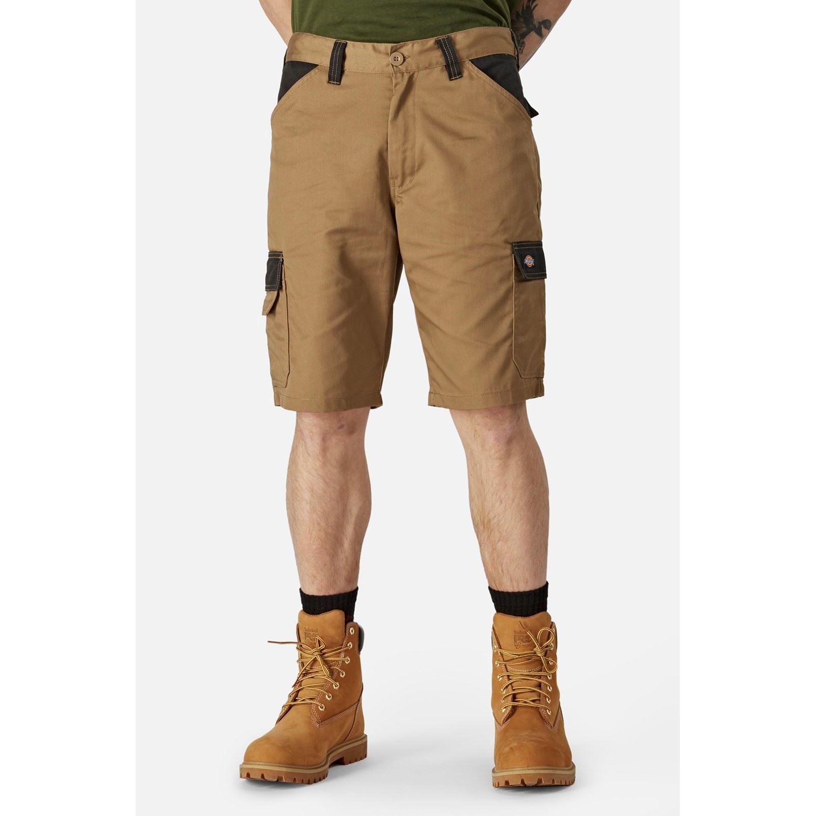 Dickies Everyday Polyester Herren Braune Knielange Shorts