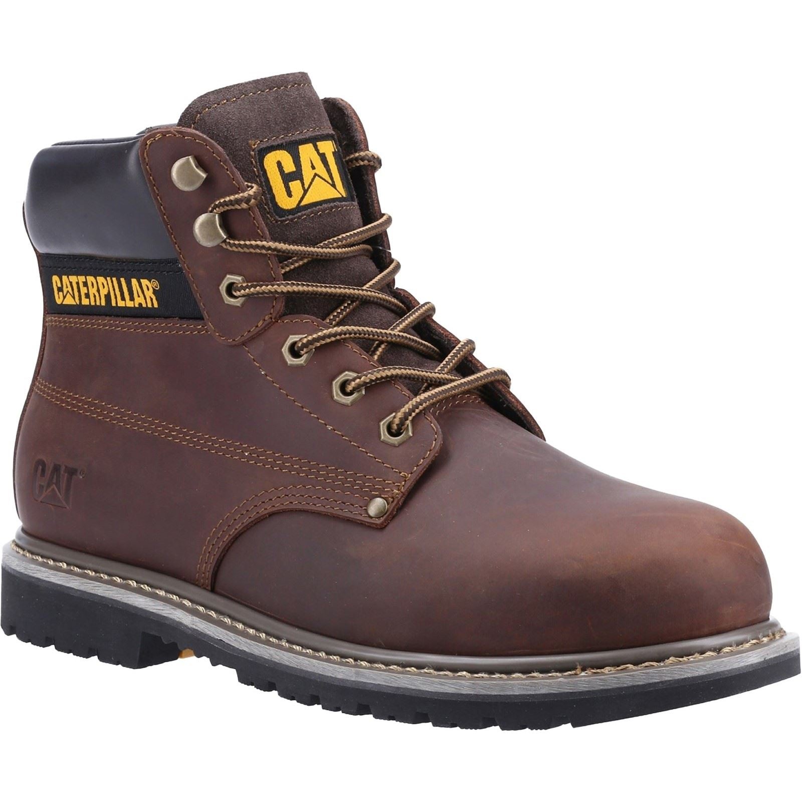 Caterpillar Powerplant Nubuck Braun Sicherheitsschuhe